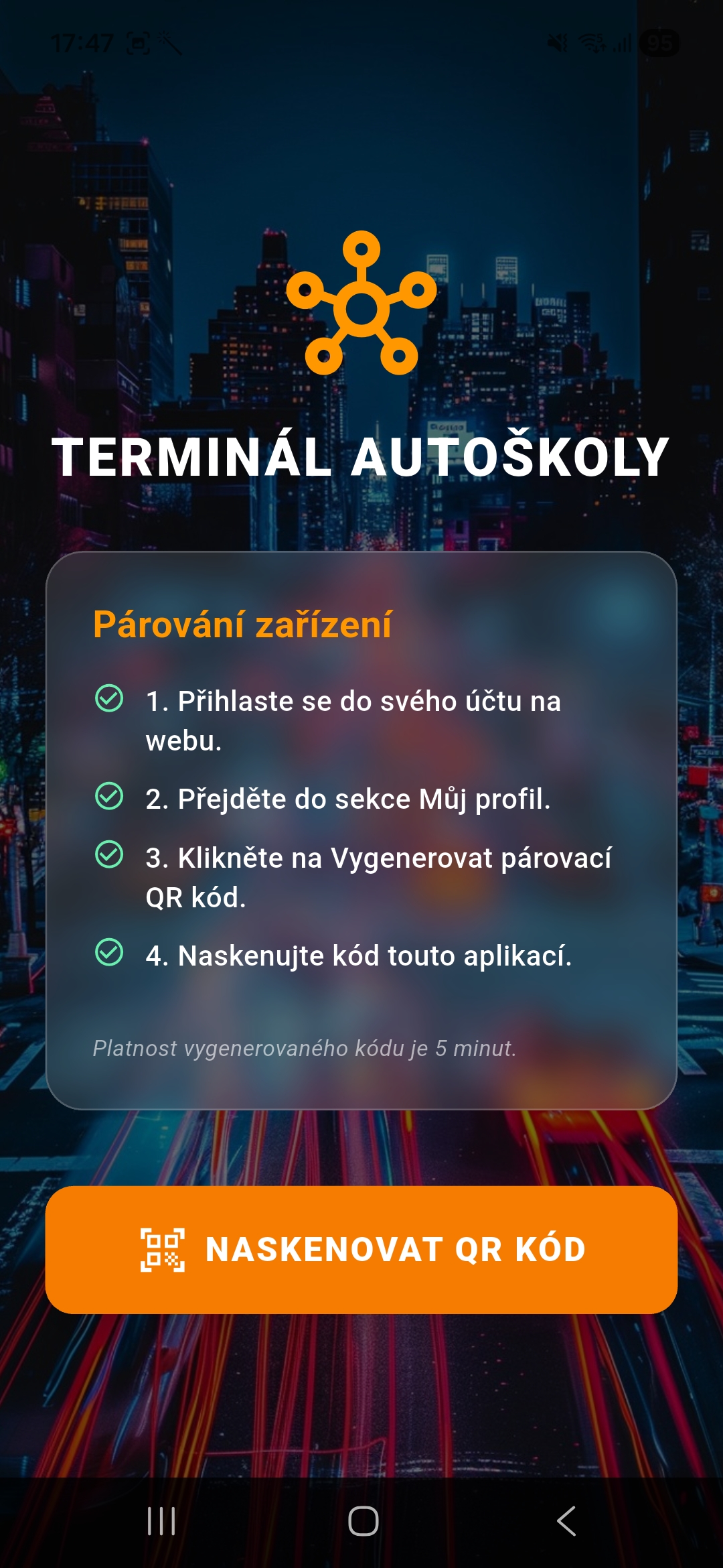Aplikace Terminál